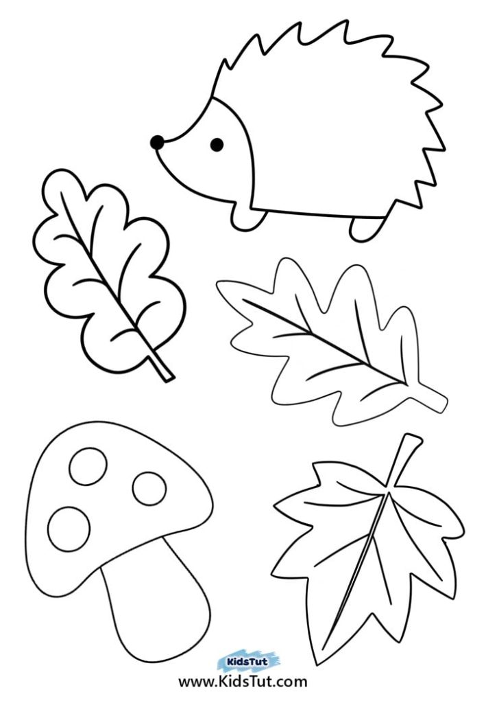Easy Autumn Crafts for Kids with Free Templates
