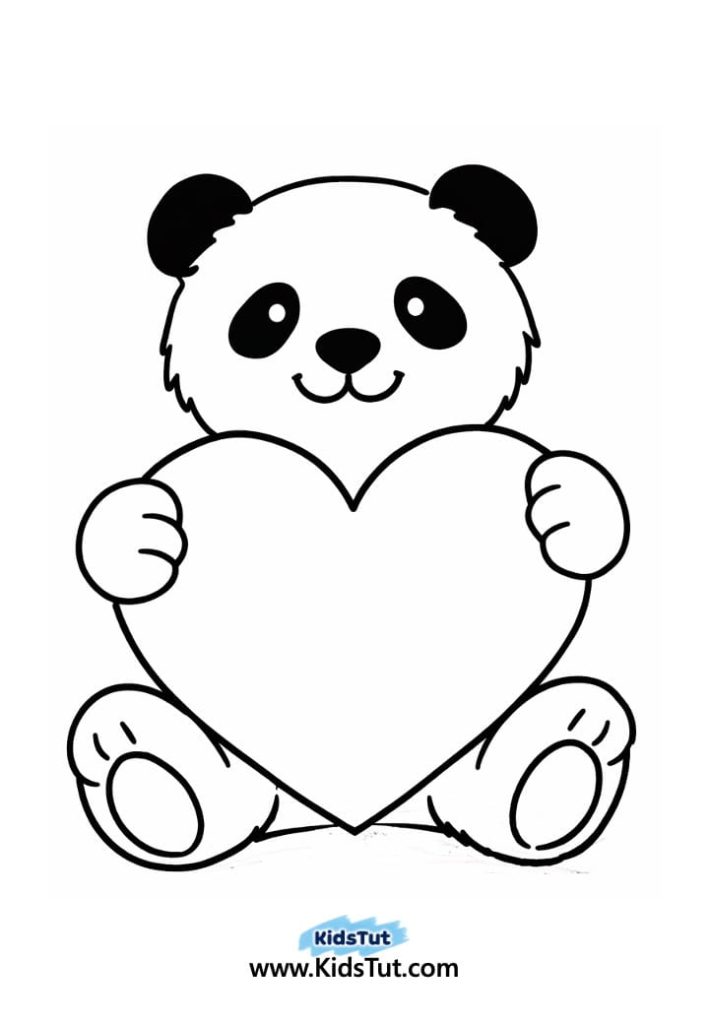 Animal Heart Craft for Kids with Torn Paper