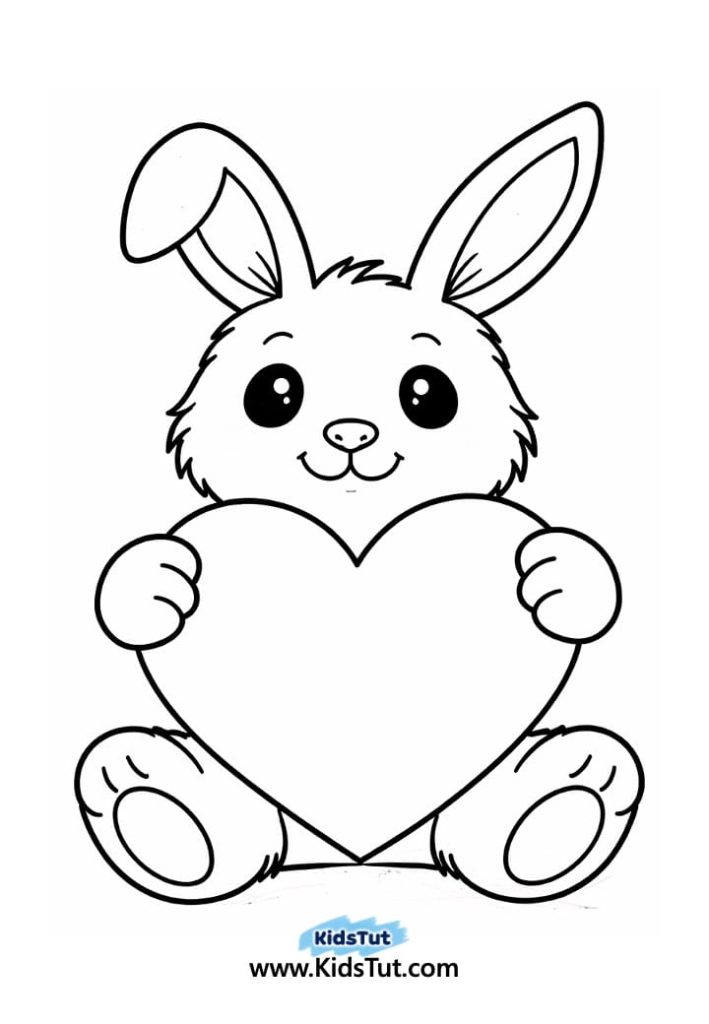 Animal Heart Craft for Kids with Torn Paper
