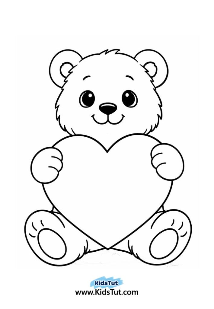 Animal Heart Craft for Kids with Torn Paper