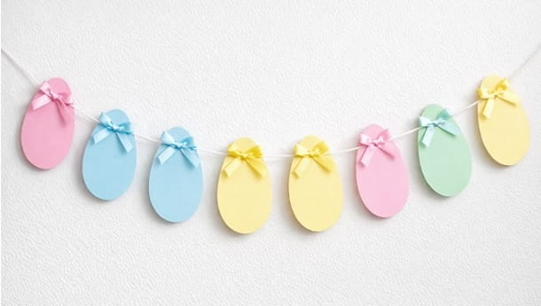 DIY Happy Easter Garland Decoration Ideas